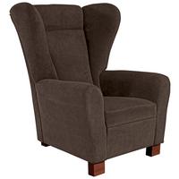 Fotoliu CHANDLER - maro închis, Design, textil (95/109/97cm) - Mömax