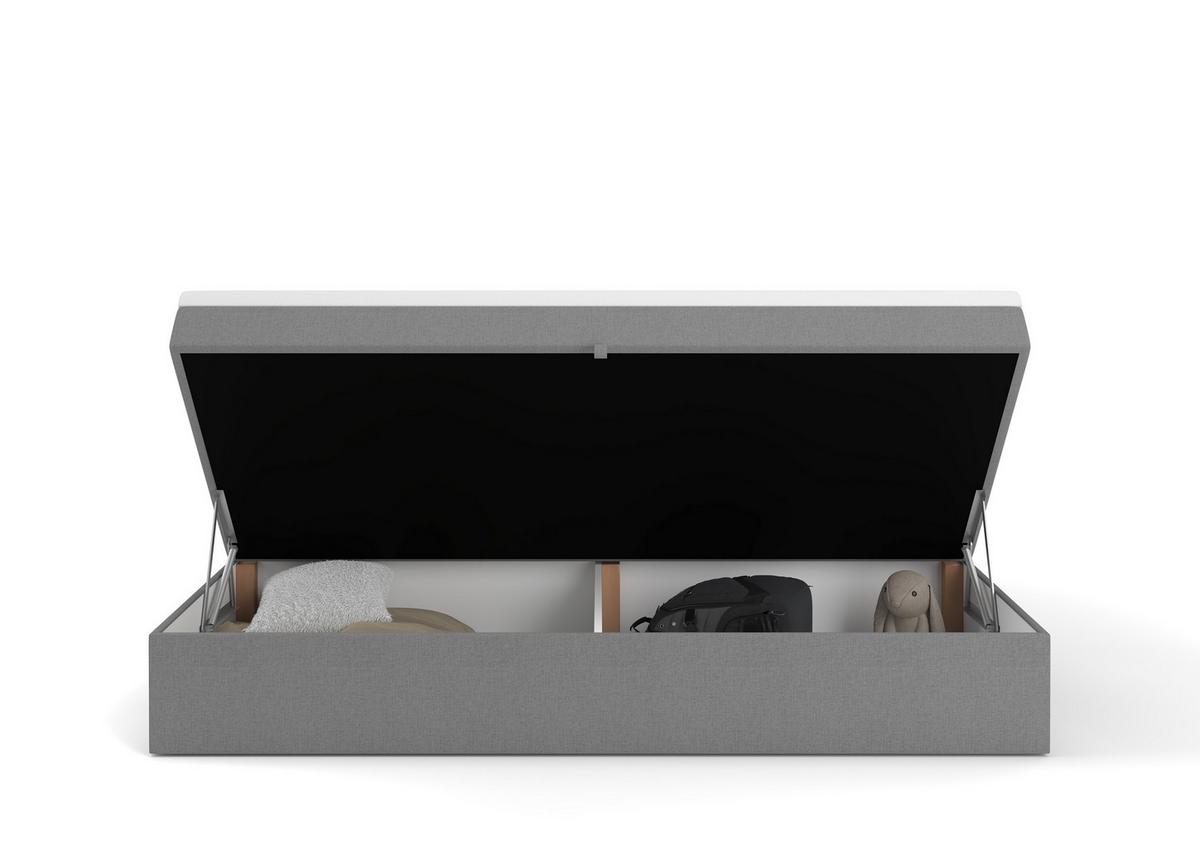 Heverő Taco 90/200cm - szürke, Konventionell, műanyag/faalapú anyag (90/200cm)