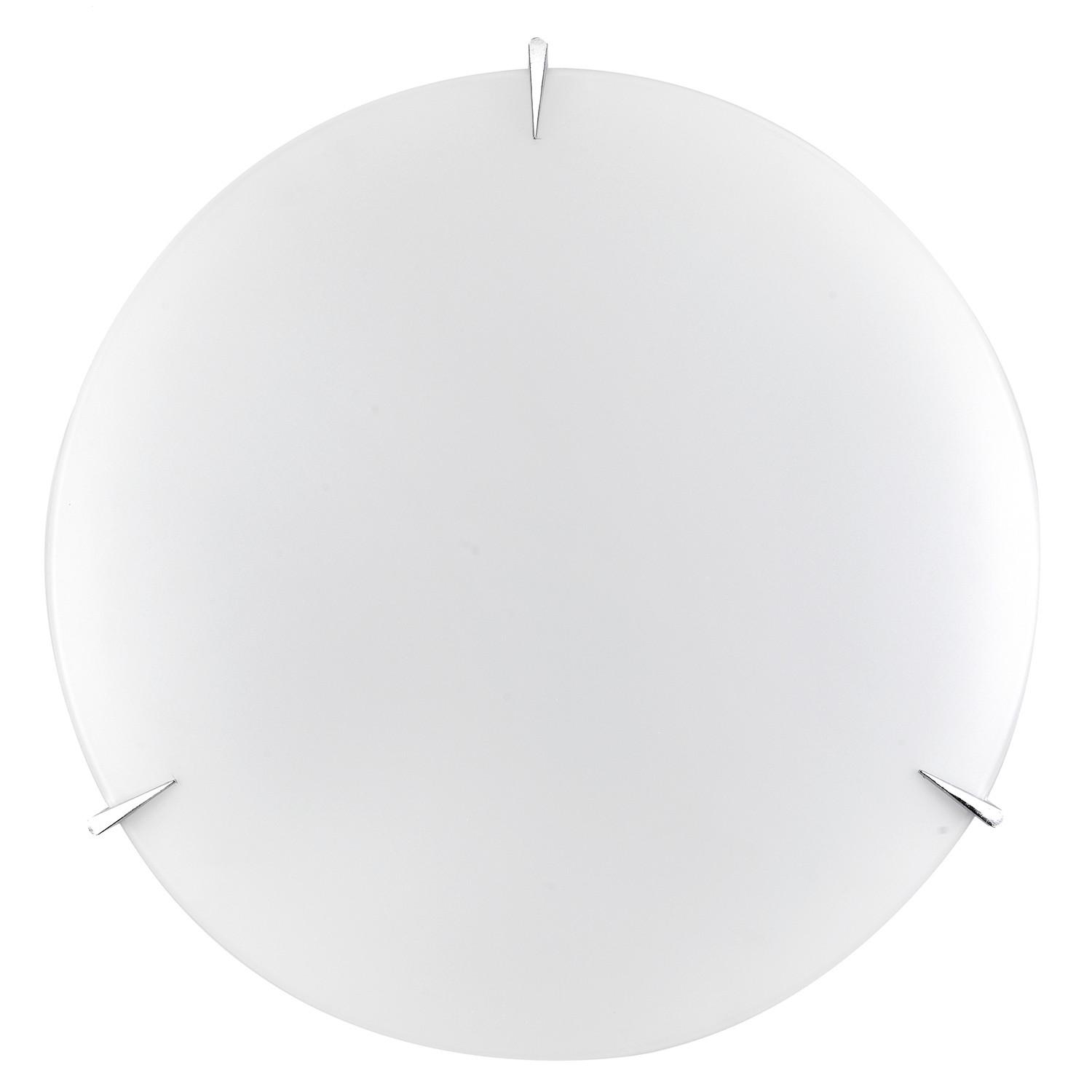 Mennyezeti Lámpa 1005/plg - fehér, Konventionell, üveg/fém (50/50/12cm)