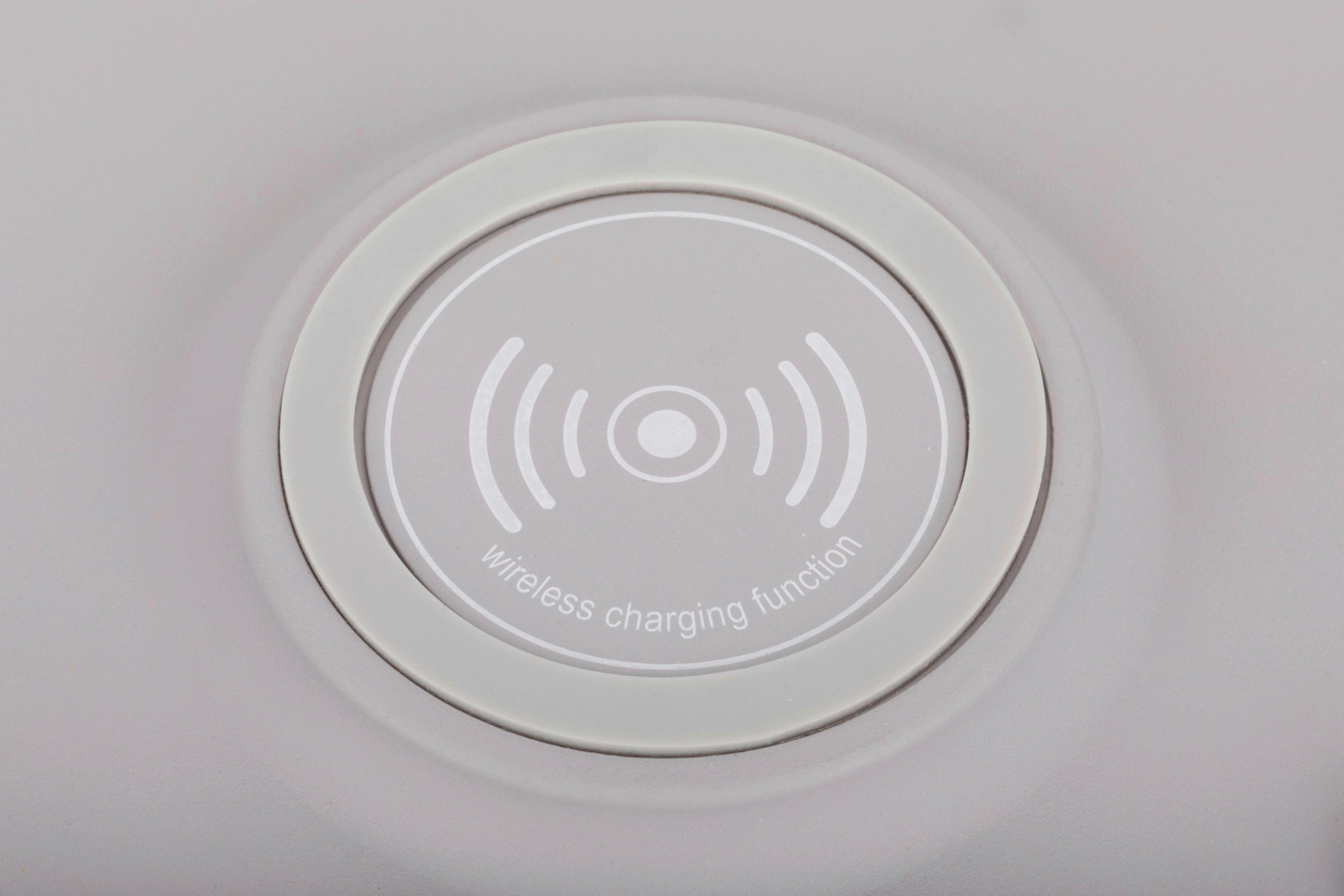 LAMPA STOŁOWA LED PATERSON *SBN* - szary, Design, tworzywo sztuczne/metal (25/12/33cm) - Novel