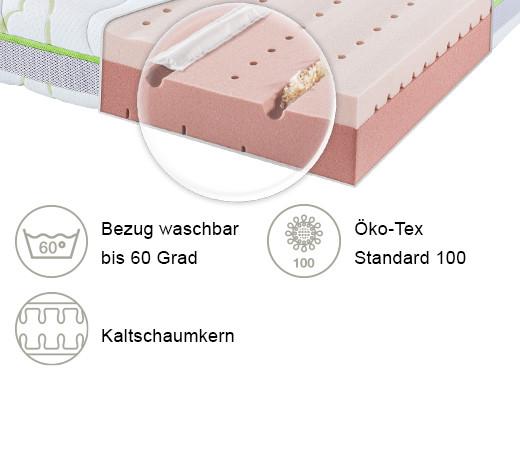 Träumeland Kindermatratze mit Zirbenduft ca. 90x190 cm - Basics, Textil (90/190cm) - Träumeland
