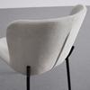 STOL NOEMIE - beige/svart, Modern, metall/trä (46/79/56cm) - Bessagi Home