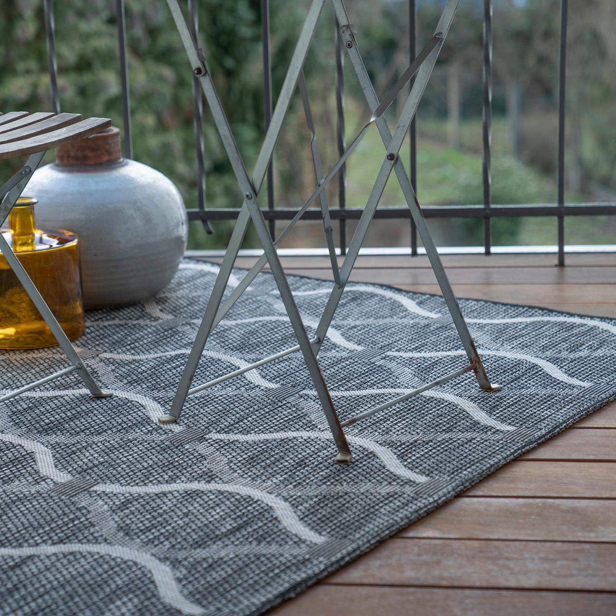 Flachwebeteppich My Nordic 871 - Grau, Design, Textil (120/170cm)