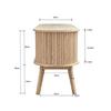 TV-BÄNK SKANDY - naturfärgad, Modern, trämaterial/trä (120/50/35cm) - Premium Living