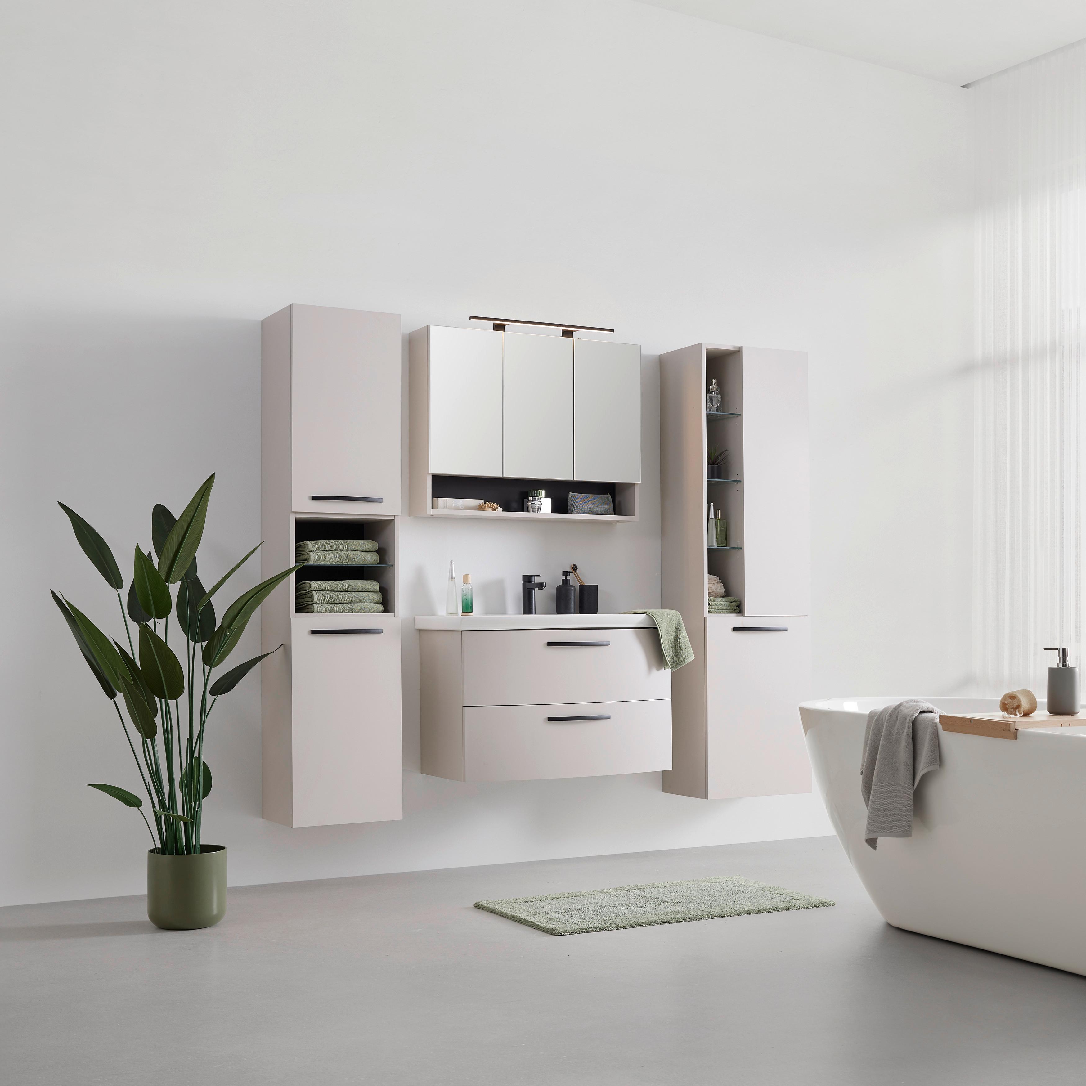 SPEGELSKÅP FLORENZ -EXKLUSIV- - kashmir, Modern, trämaterial (90/70/20cm) - Mömax
