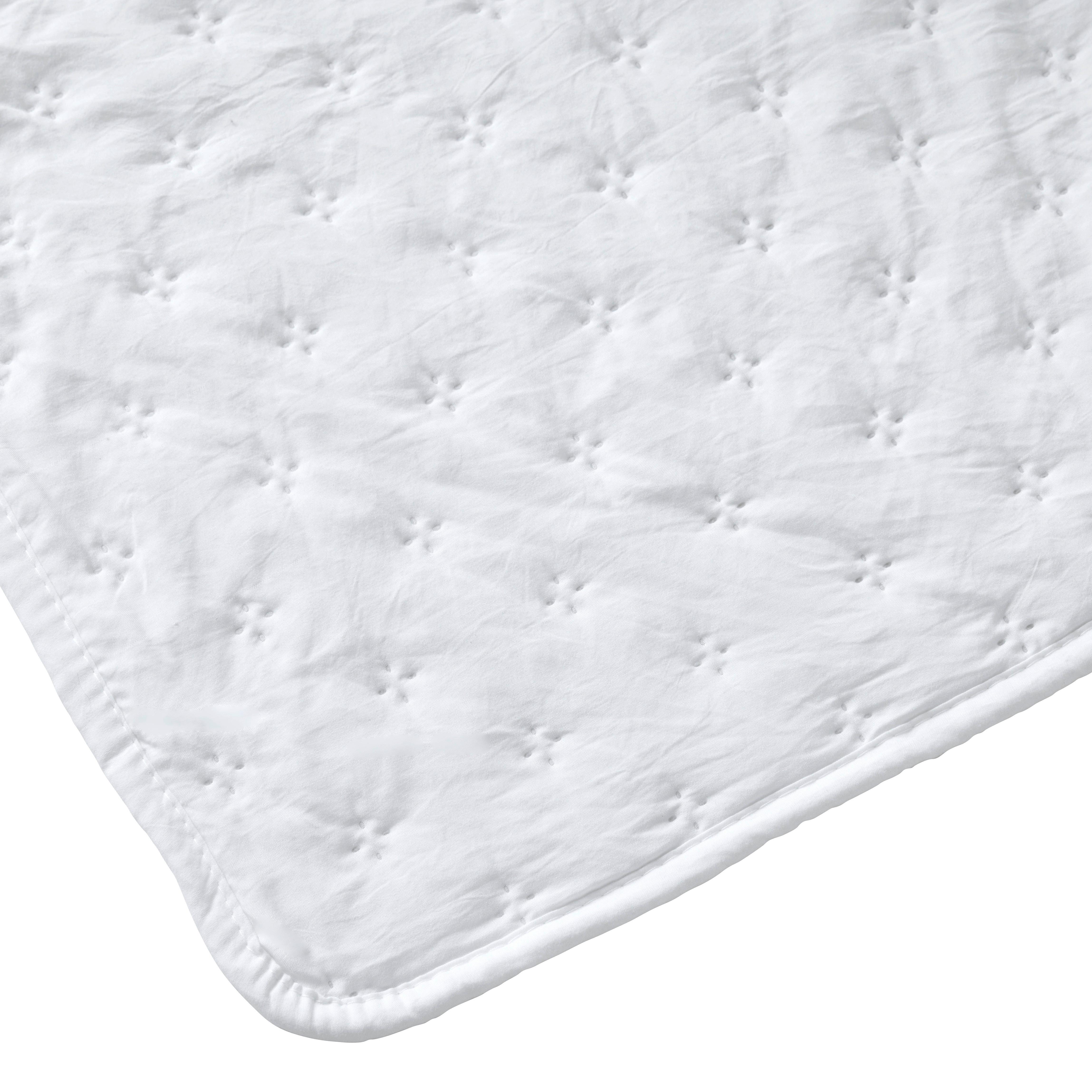 Cuvertură Romy - alb, textil (220/240cm) - Mömax