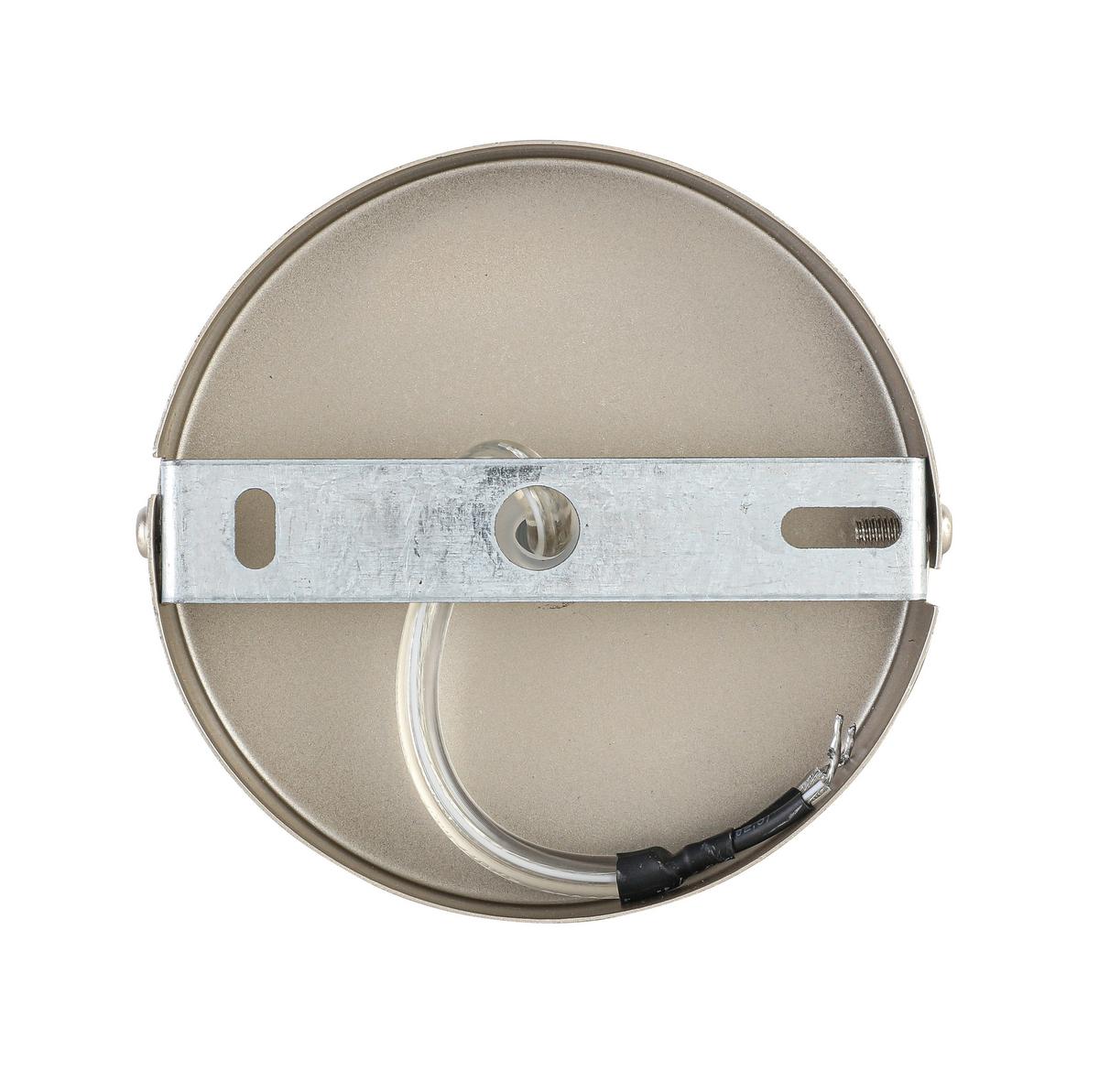 Hängeleuchte Reni Champagnerfarben max.120 Watt - Champagner/Transparent, MODERN, Glas/Kunststoff (86/18/120cm)