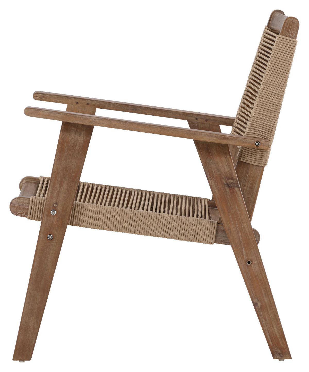 LOUNGESESSEL PETER - Braun, KONVENTIONELL, Holz/Textil (68/88/72cm) - Gardenson