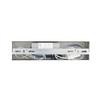 LED-HÄNGLAMPA MODERNI - pärlemor/kromfärg, Modern, metall/glas (75/15/120cm) - Mömax