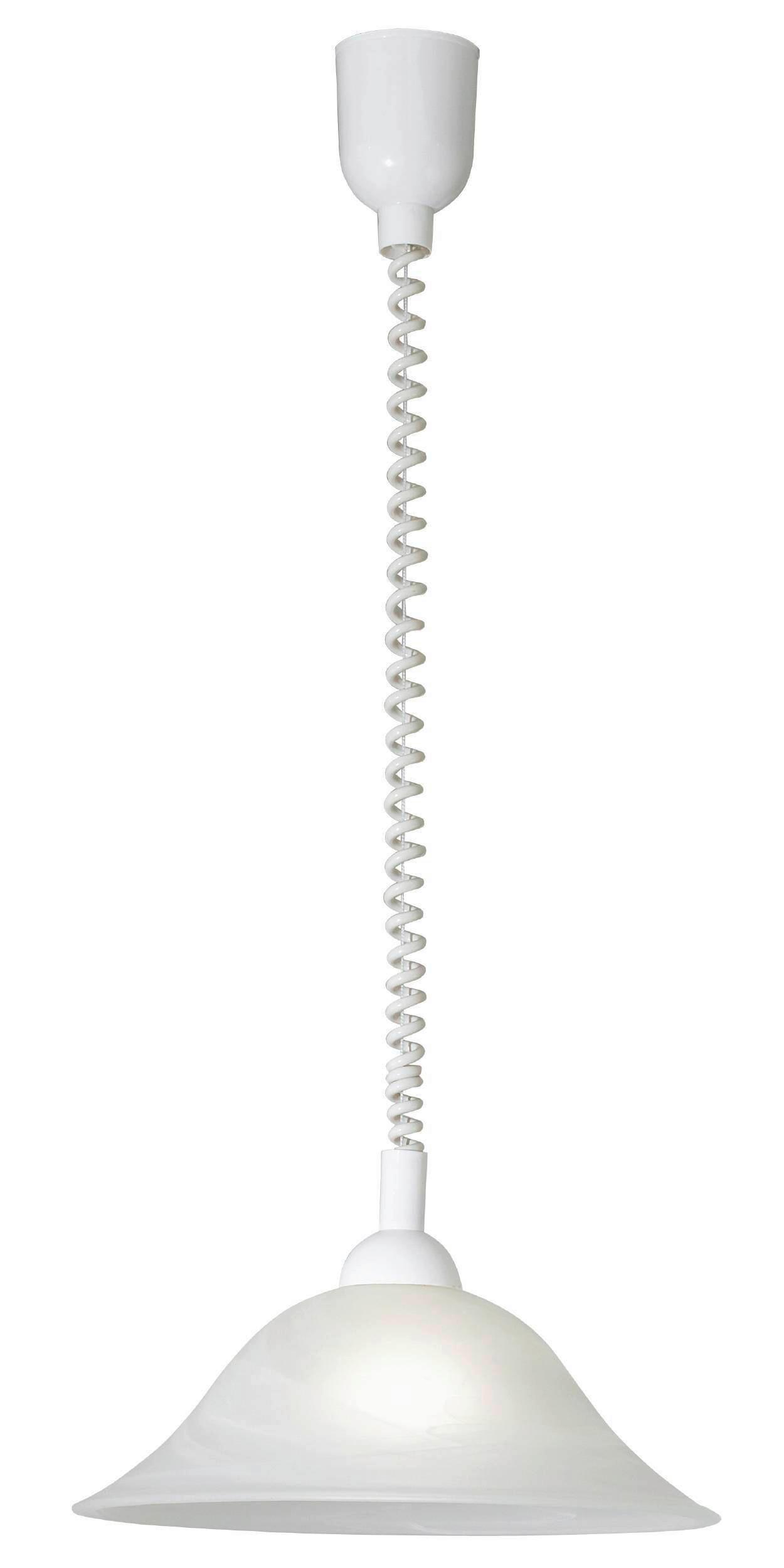 Hängeleuchte 50146* Albany - Weiss, Basics, Glas/Kunststoff (35/110cm) - Eglo