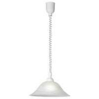 Hängeleuchte 50146* Albany - Weiss, Basics, Glas/Kunststoff (35/110cm) - Eglo