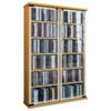 CD-Regal Galerie in Buchefarbe, B: 60 cm - Buchefarben, KONVENTIONELL, Glas/Holzwerkstoff (60/92/18cm) - MID.YOU