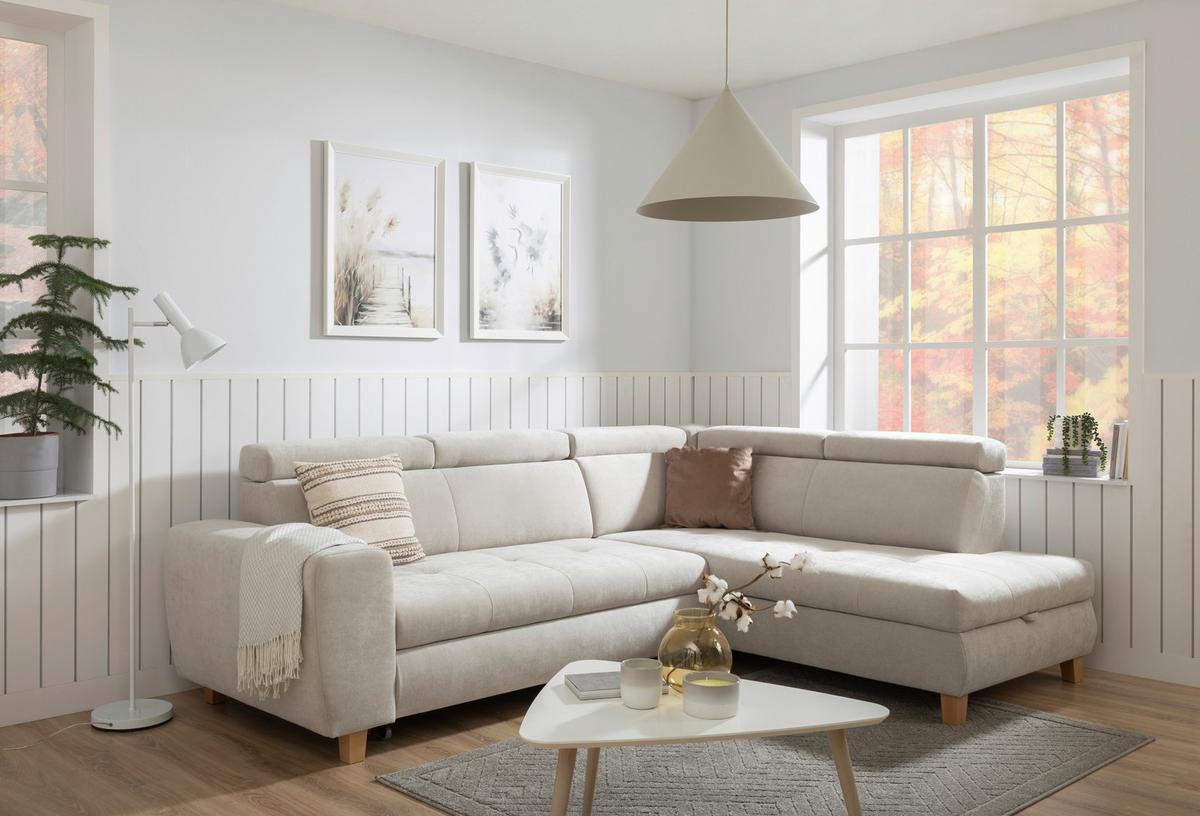 Coltar LUGO - gri deschis, Modern (266/98/205cm) - Modern Living
