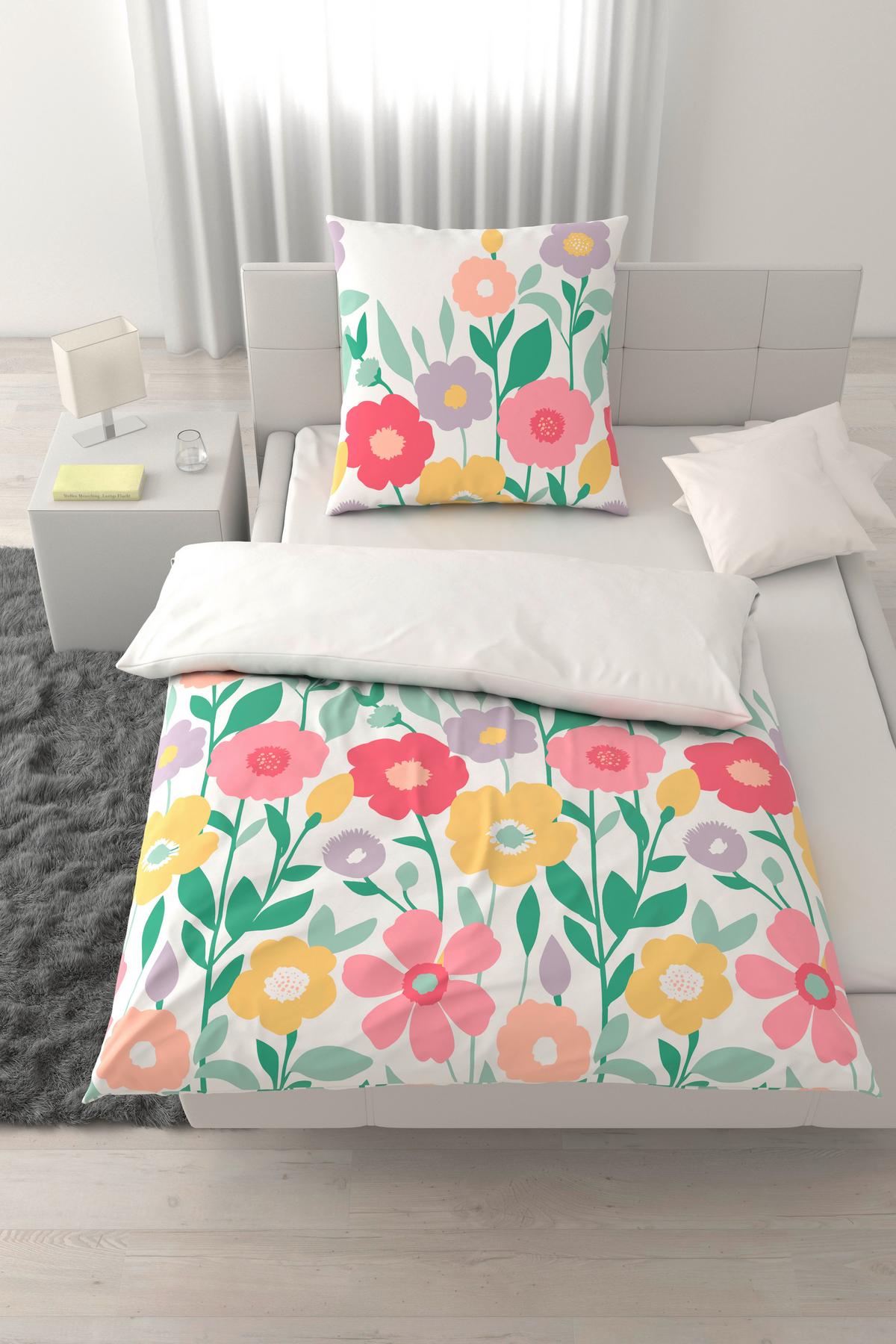 Bettwäsche Hannah Multicolor ca. 135x200cm - Multicolor, Textil (135/200cm) - Mömax