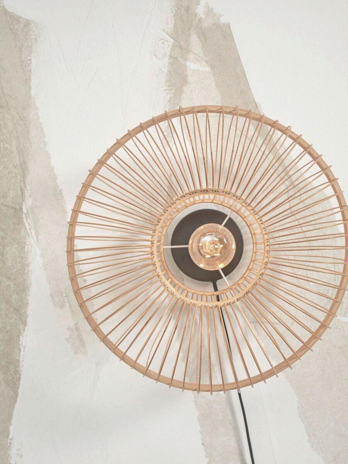 Stenska Svetilka Hokkaido, Naravna Barva - naravne barve, Trend (38/25/38cm) - Good & Mojo