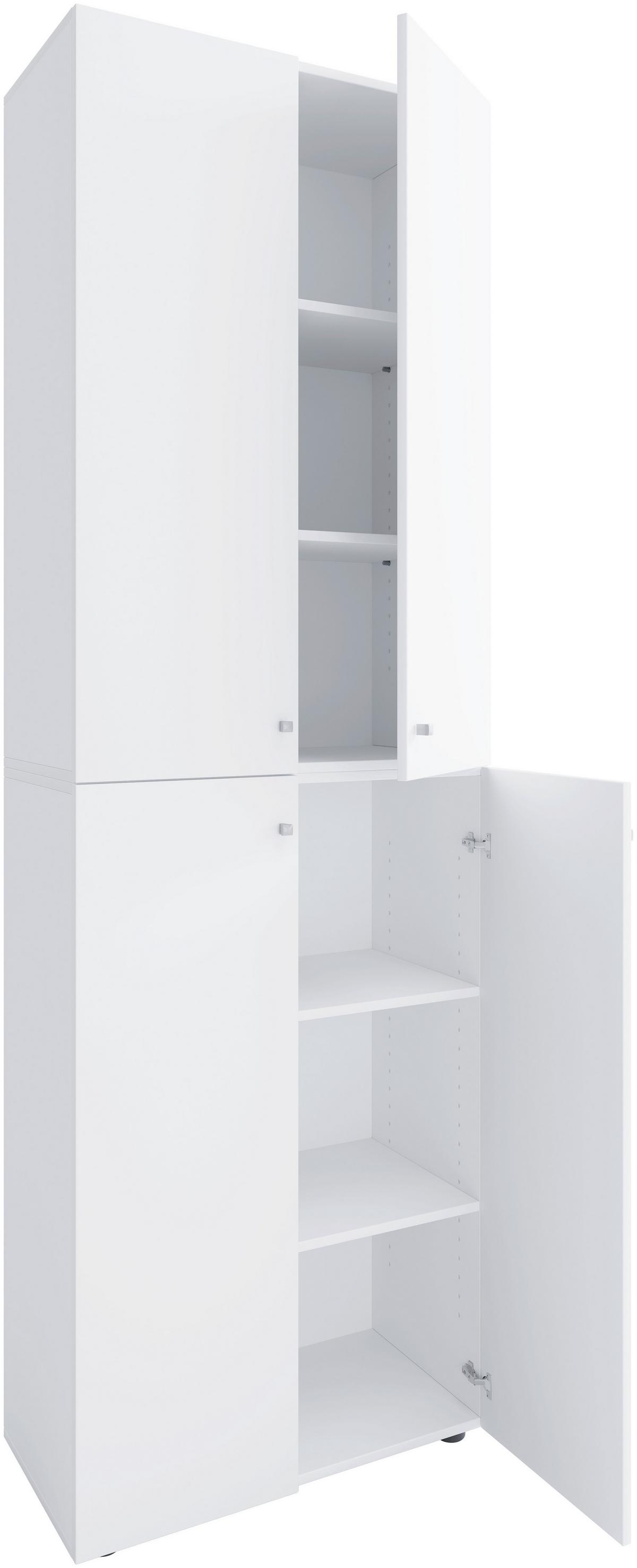 Arhivska Omara Lona Xxl, Bela - bela, Design, leseni material (70/220/39cm) - MID.YOU