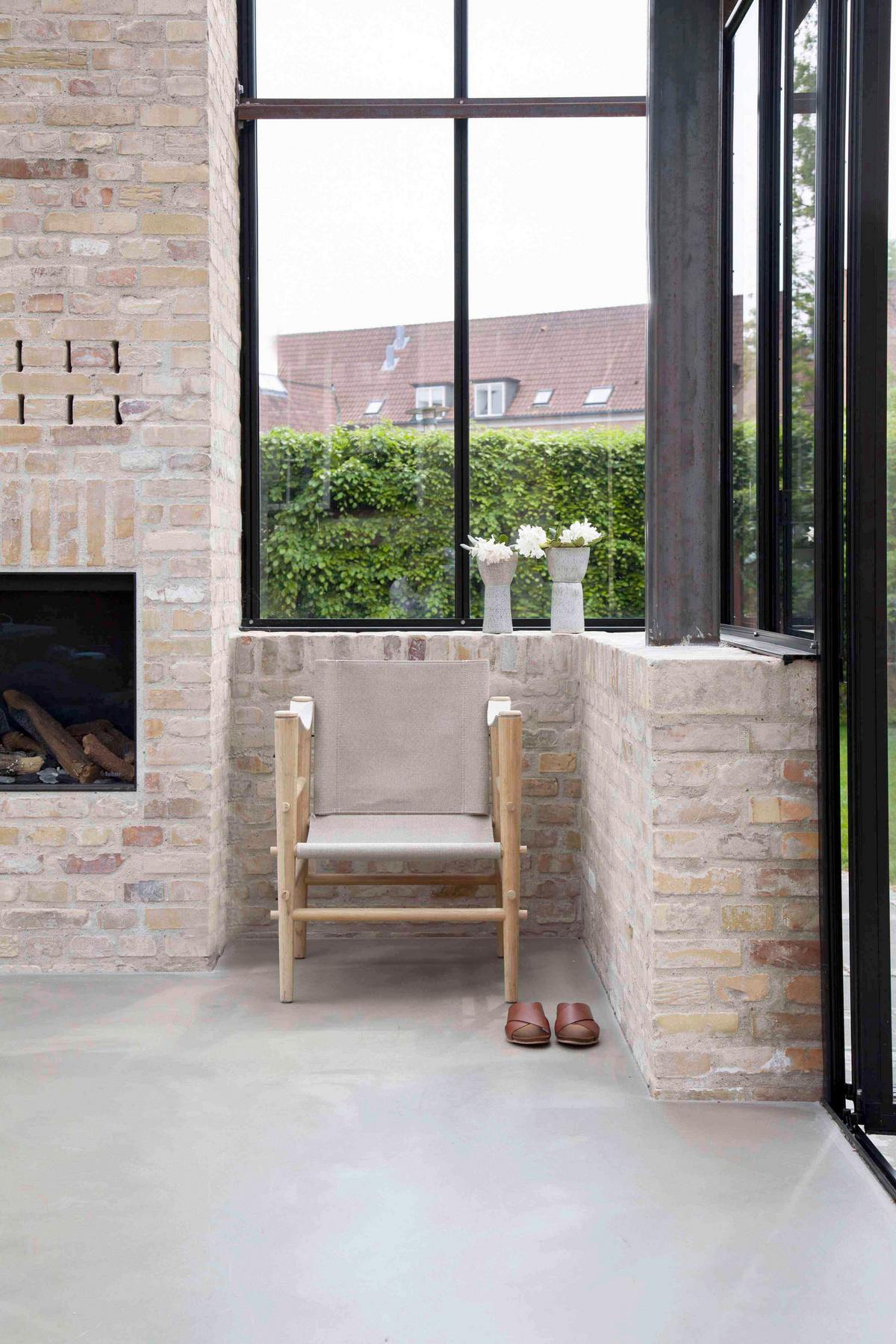 Loungesessel Safari - Beige/Naturfarben, Design, Holz (59/79/61cm) - MID.YOU