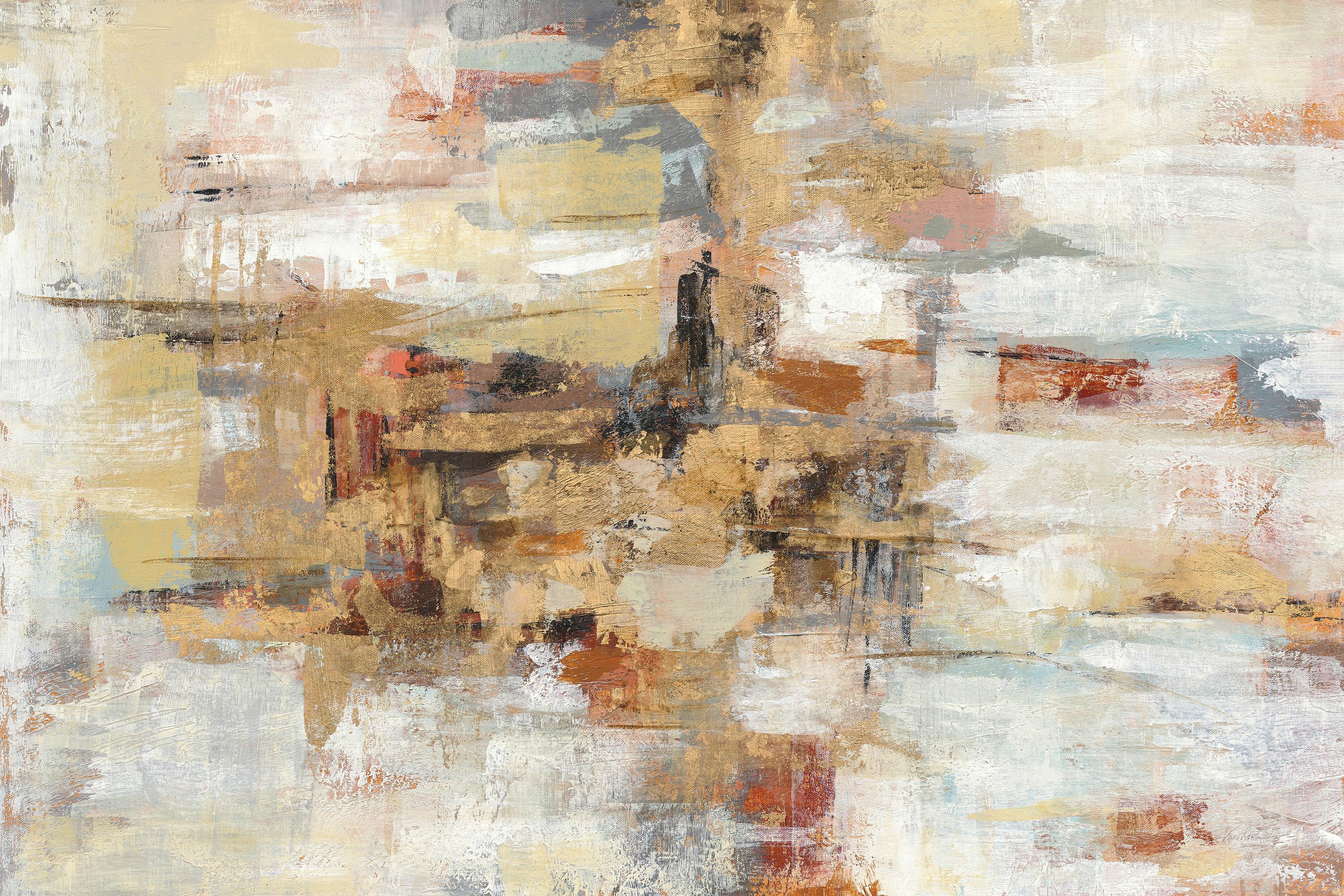 OBRAZ NA PŁÓTNIE LB-ABO1133 - różnokolorowy, Konventionell, drewno/papier (80/120cm) - Euroart