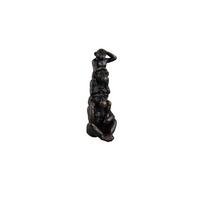 Skulptur Abu Schwarz - Schwarz, Basics, Kunststoff (15/35/12,5cm)
