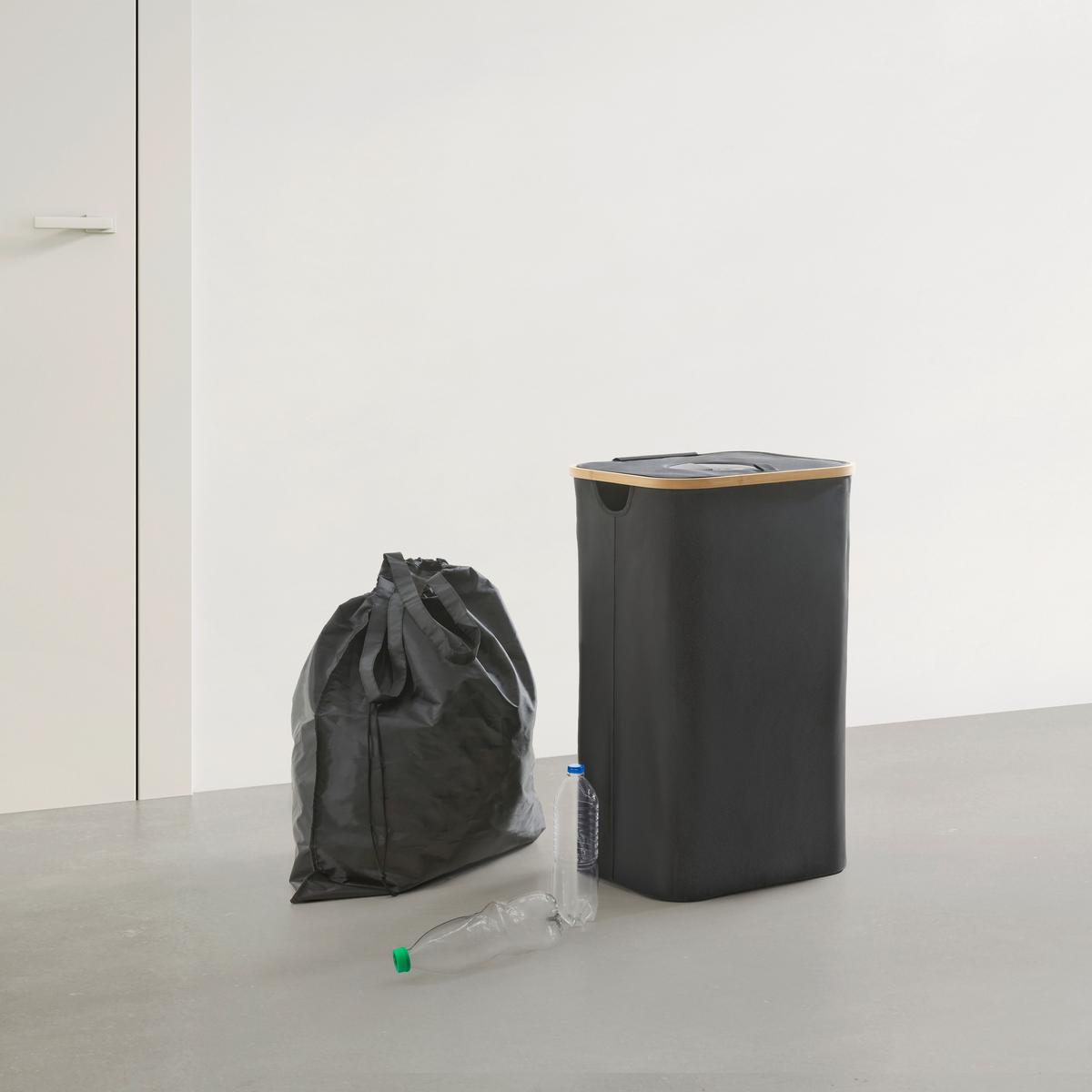 FLASCHENSAMMLER PET - Schwarz, KONVENTIONELL, Karton/Glas (44/33/70cm) - Mömax