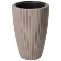 Okrasni Lonček Mira 30 - rjavosiva, Konvencionalno, umetna masa (29,0/48,0cm) - Mömax