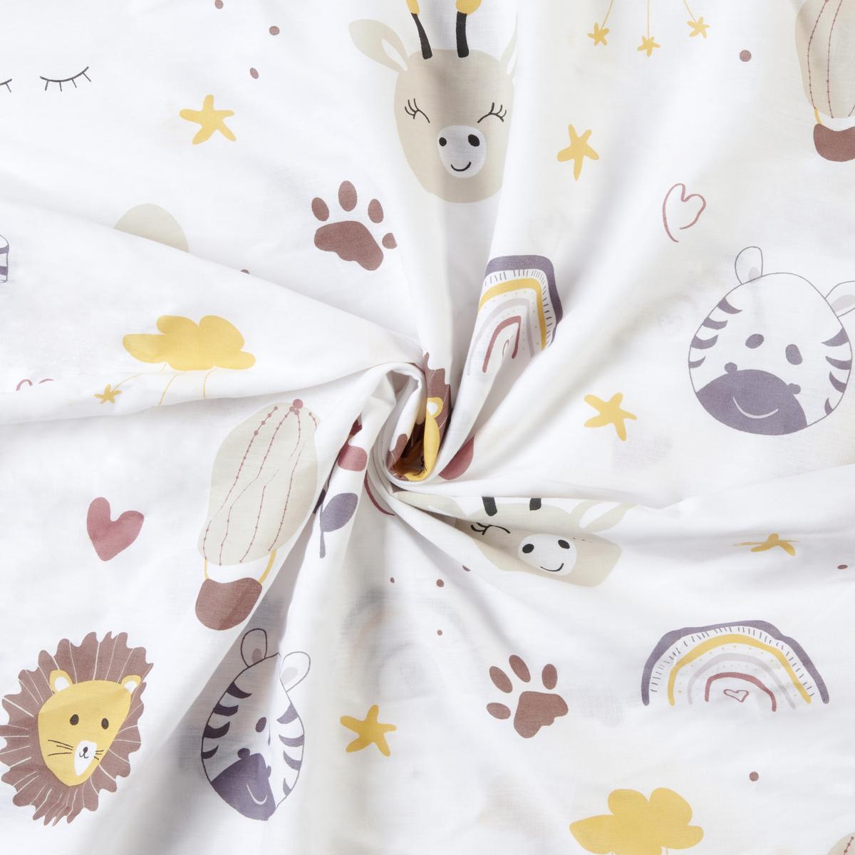 Kinderbettwäsche Sandy ca. 100x135cm - Weiß, MODERN, Textil (100/135cm) - Premium Living