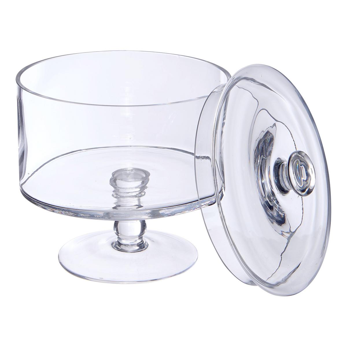 Recipient depozitare alimente Lido - cca. 1,8 l - transparent, Basics, sticlă (19,5/21cm)