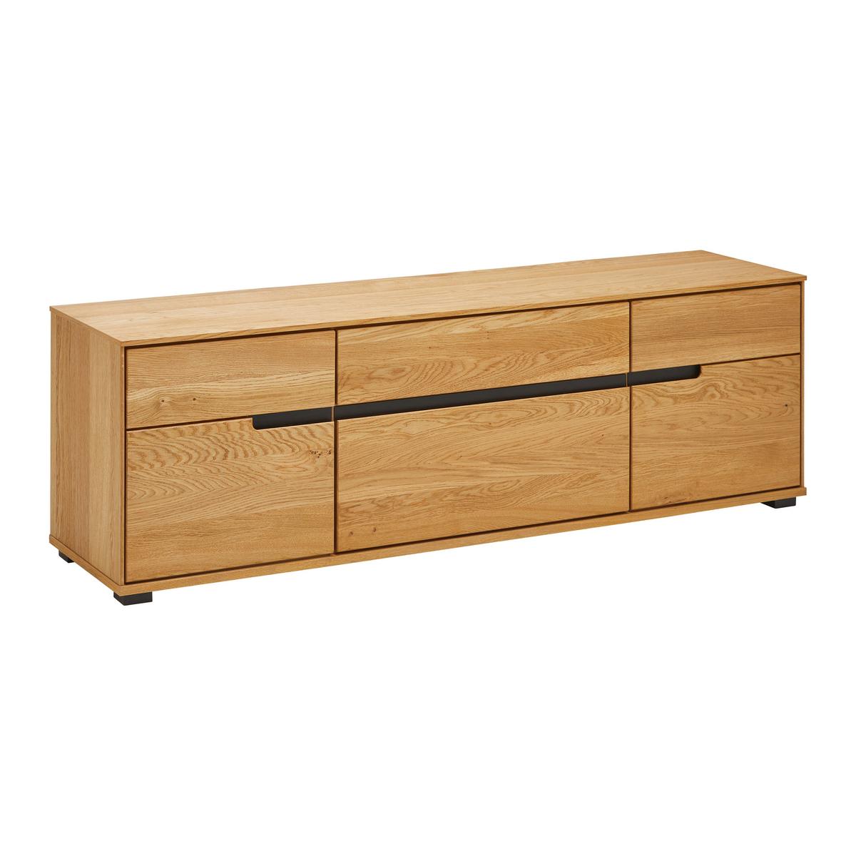 Lowboard Lola Wildeiche - LIFESTYLE, Holz/Kunststoff (162,5/55,5/40,5cm) - ecoTree