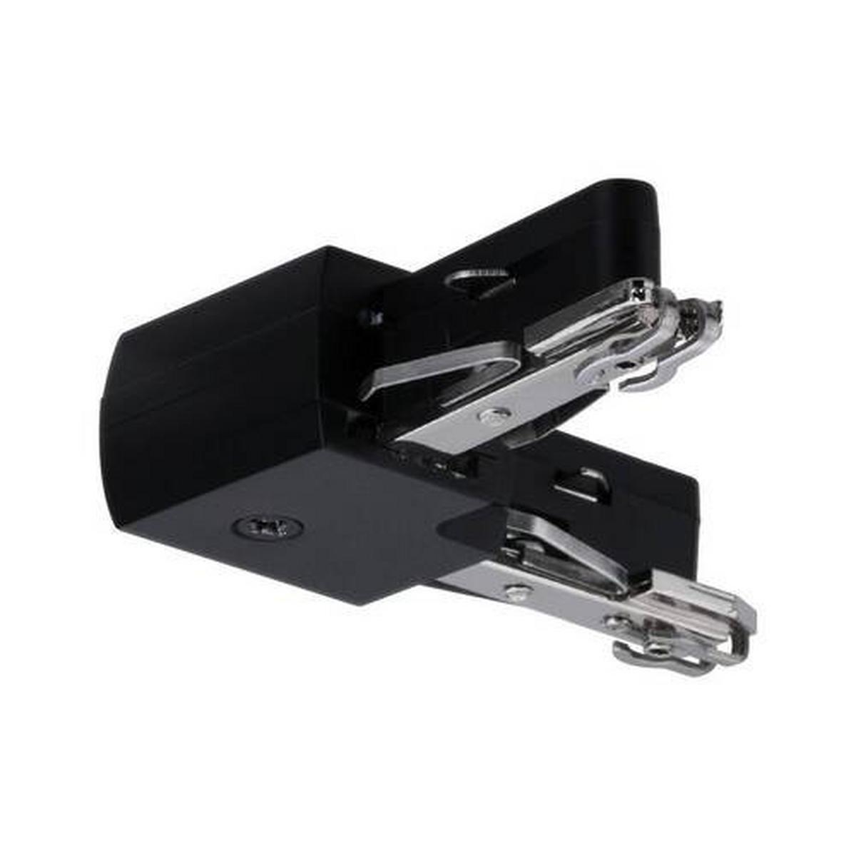 Schienensystem-Verbinder Urail in Schwarz - Schwarz, Design, Kunststoff/Metall (6,2/1,8/6,2cm) - Paulmann