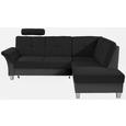 Sjedeća Garnitura Portland - tamno siva/crna, Konventionell, drvni materijal/drvo (245/196cm) - Ombra Sjedeća Garnitura Portland - tamno siva/crna, Konventionell, drvni materijal/drvo (245/196cm) - Ombra
