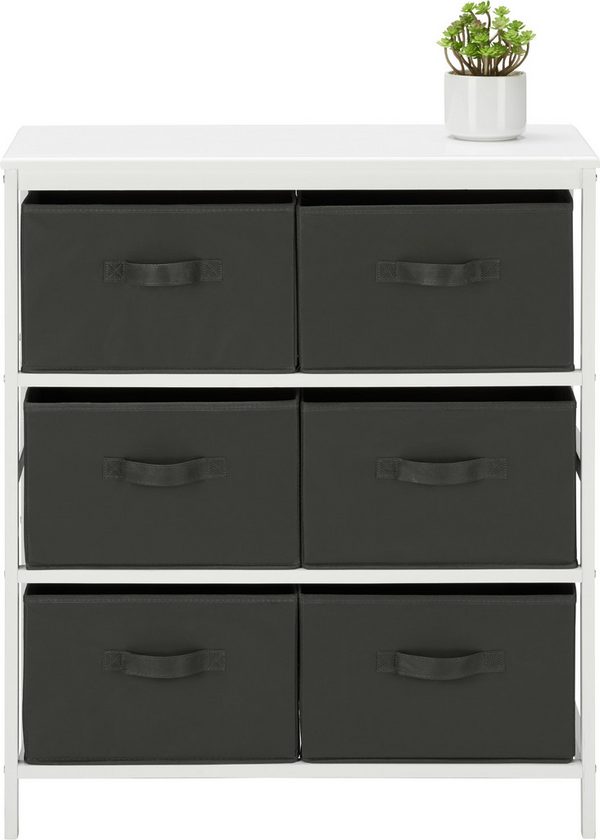 Kommode in Weiß/Anthrazit online kaufen mömax