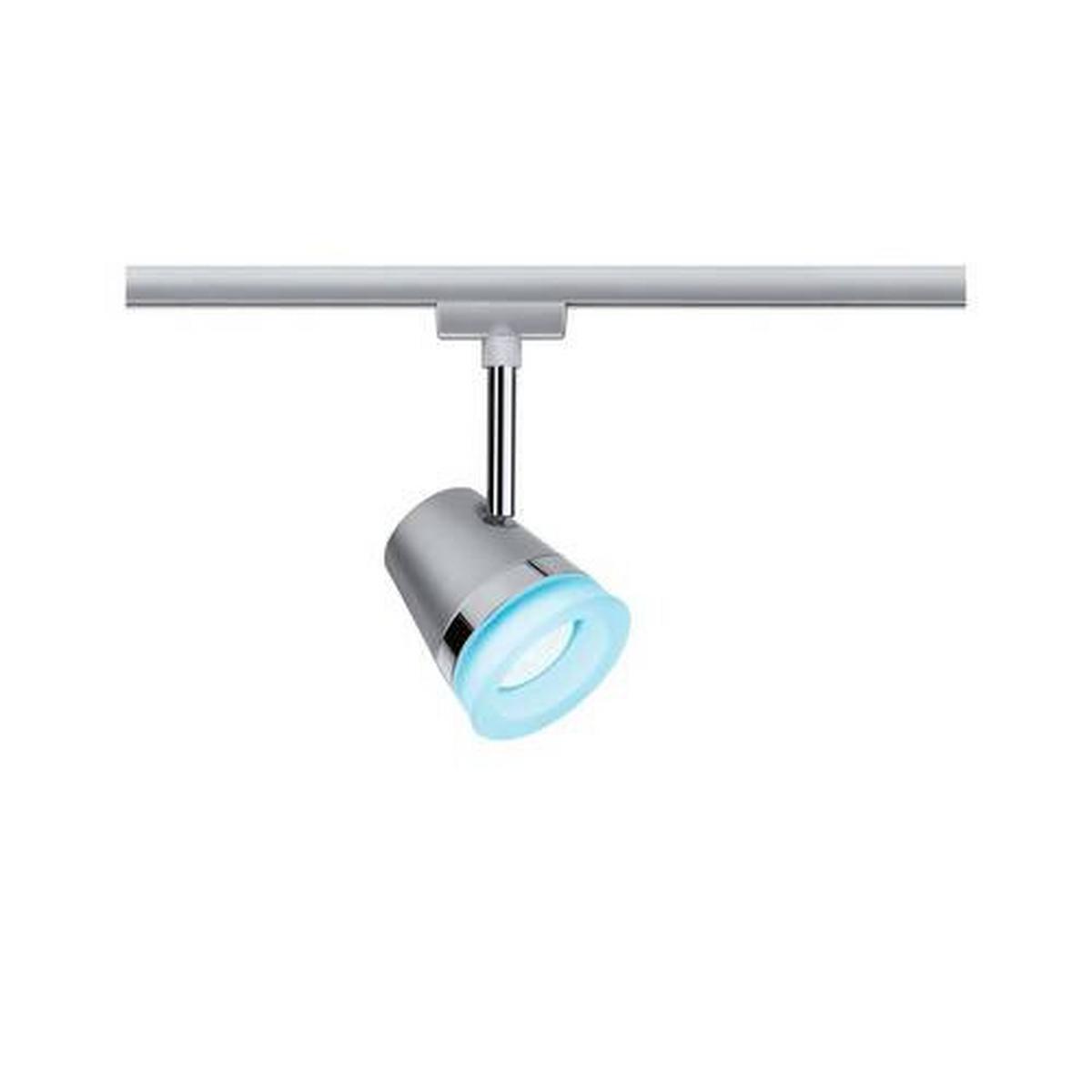 Schienensystem-Strahler Spot Cone max. 5 Watt - Chromfarben, Basics, Kunststoff/Metall (8,5/18,5cm) - Paulmann
