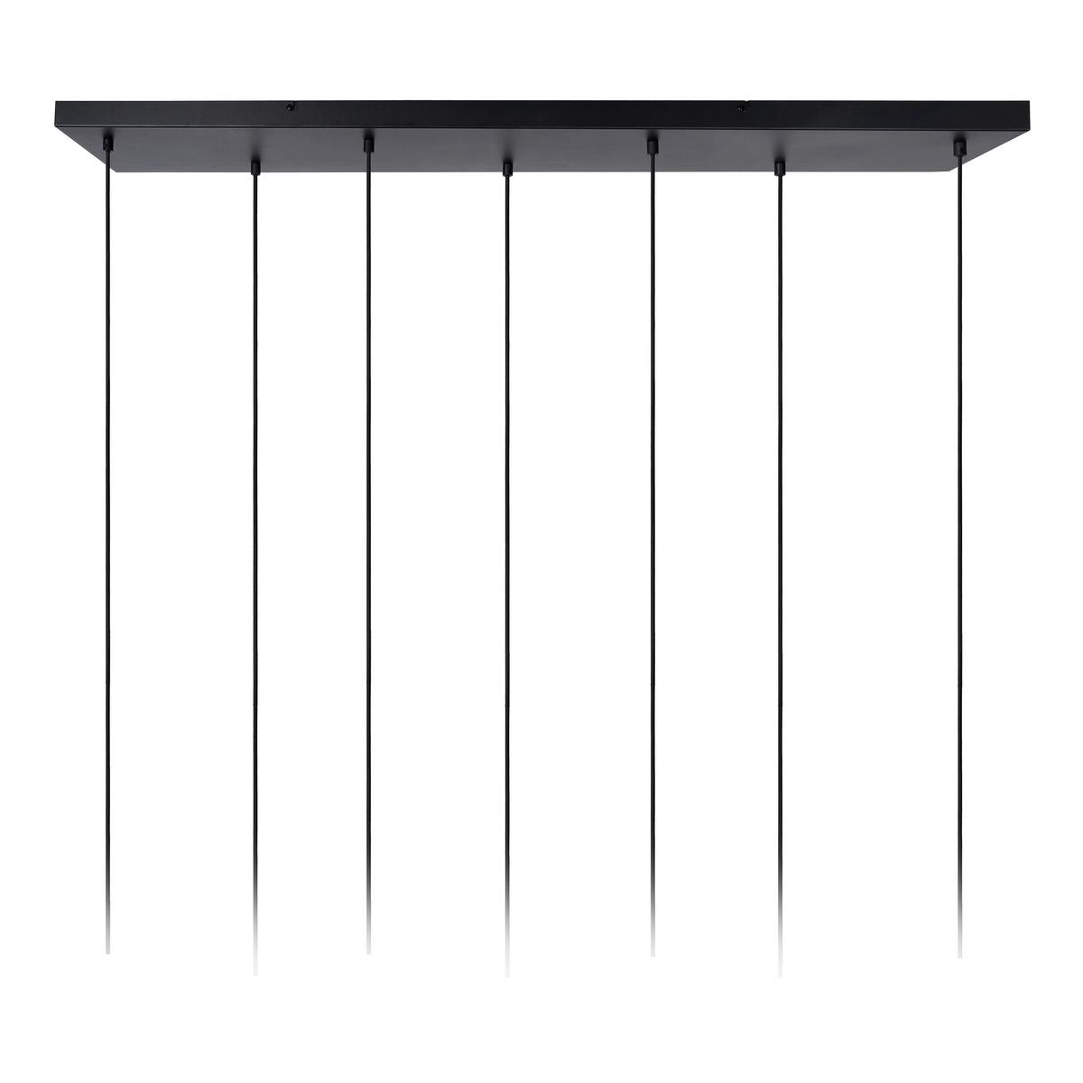 LAMPA WISZĄCA 45498/07/60 CORALIE - przezroczysty, Design, szkło (132/25/150cm) - Lucide