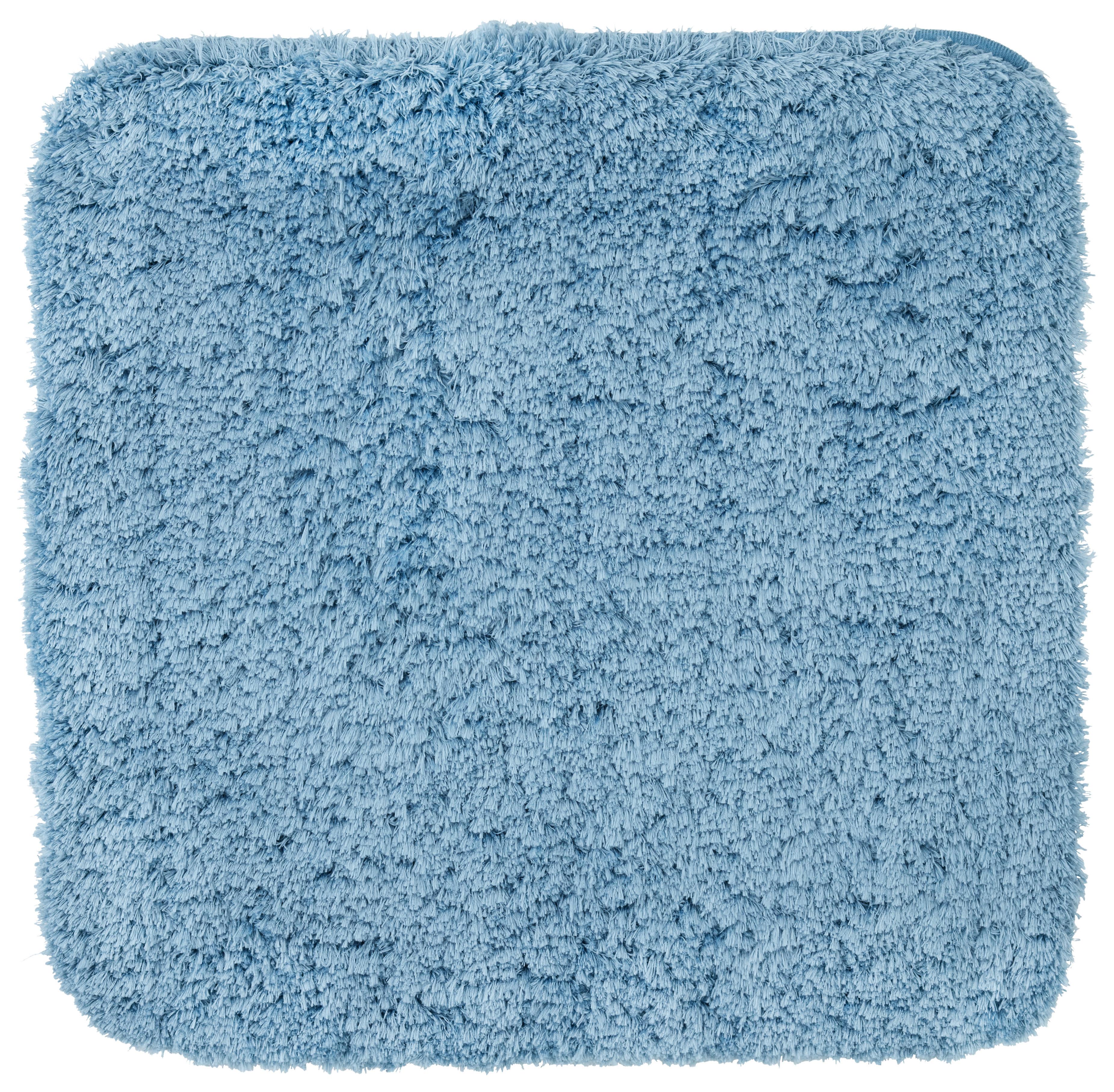 WC-Vorleger Chris Blau ca. 50x50cm - Blau, Textil (50/50cm) - Premium Living