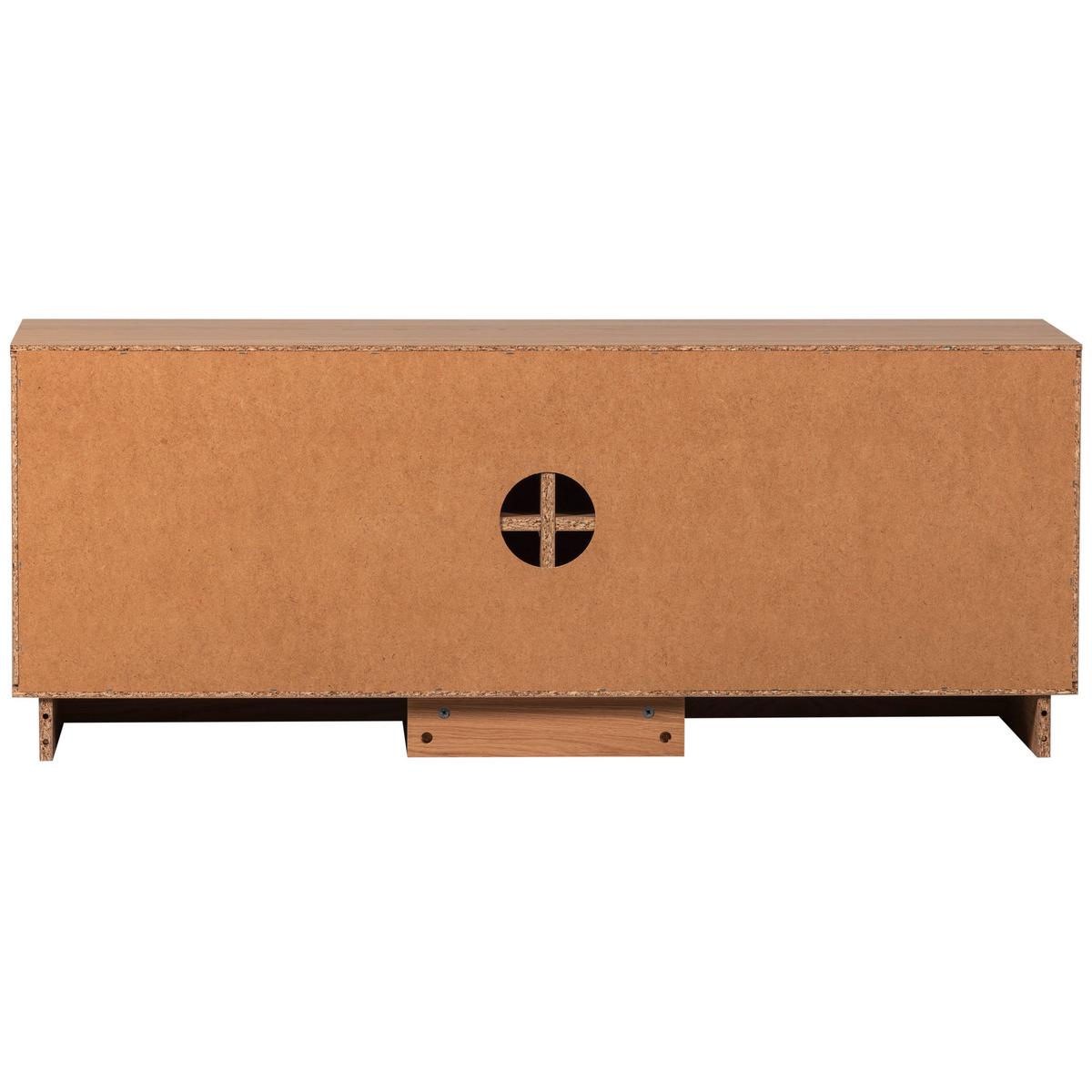 Lowboard Zuma Eichefarben - Eichefarben, Design, Holz (133/52/45cm) - Livetastic