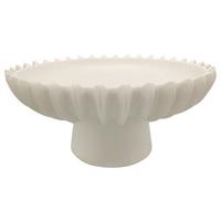 Dísztál Feline - fehér, Konventionell, kerámia (26/13,5cm) - Mömax