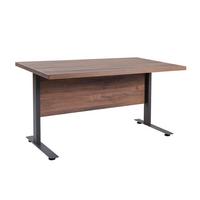 Radni Sto Rilega - boja orahovog drveta/antracit, Moderno, metal/pločasti materijal (150/75/80cm) - Modern Living