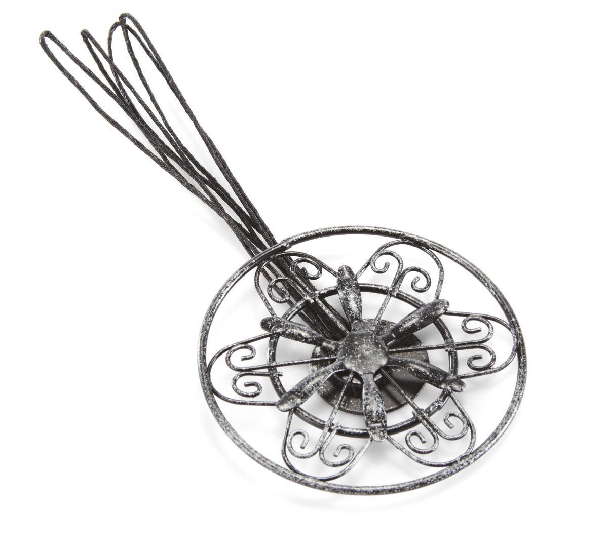 Cordoane pentru draperii Antik - maro/alb, metal (8/30cm) - Modern Living