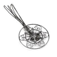 Cordoane pentru draperii Antik - maro/alb, metal (8/30cm) - Modern Living