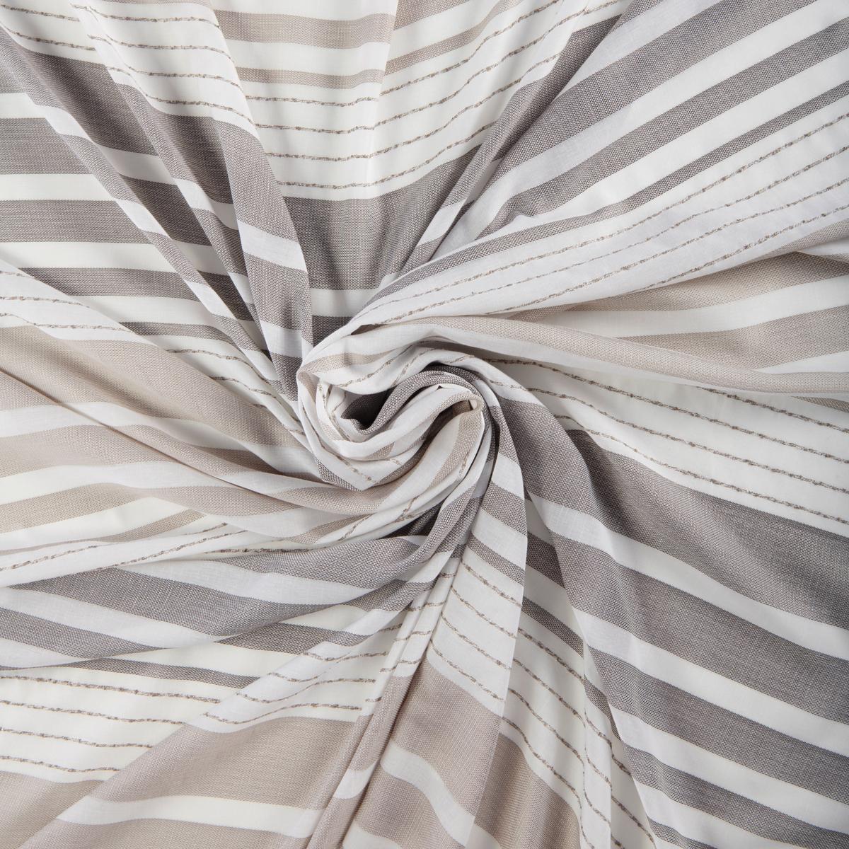 Fertigvorhang Mads Grau/Taupe ca. 140x245cm - Taupe/Grau, Modern, Textil (140/245cm) - Modern Living