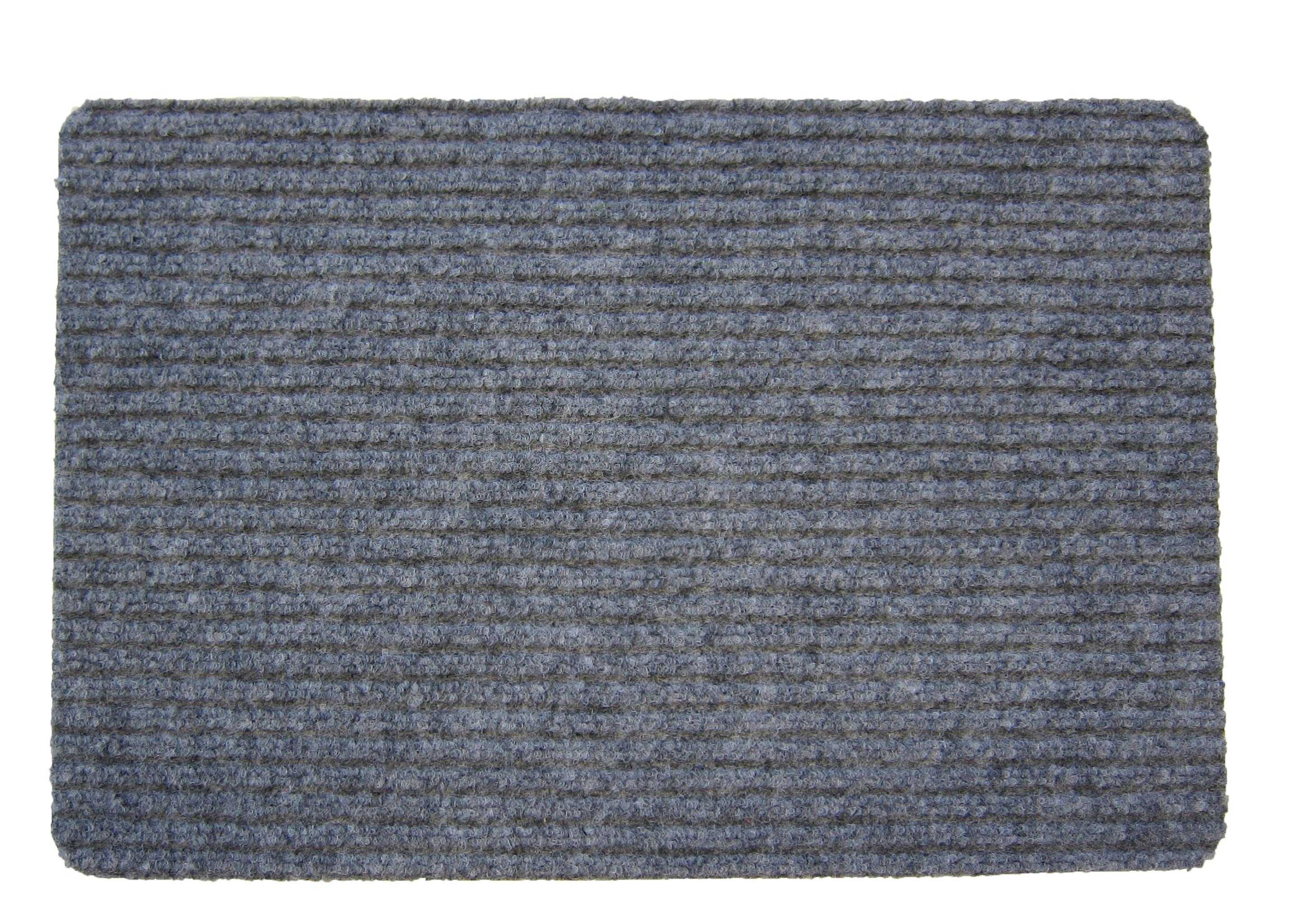 Fussmatte Mona in Grau ca. 25x60cm - Grau, Konventionell, Kunststoff (25/60cm) - Modern Living