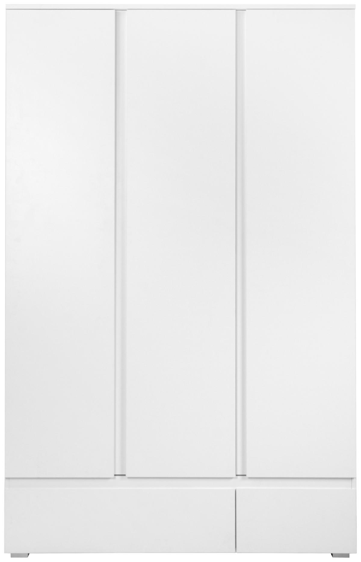 Omara Za Oblačila Image, Bela, 120 Cm - bela, Basics, leseni material (120/191/55cm) - MID.YOU