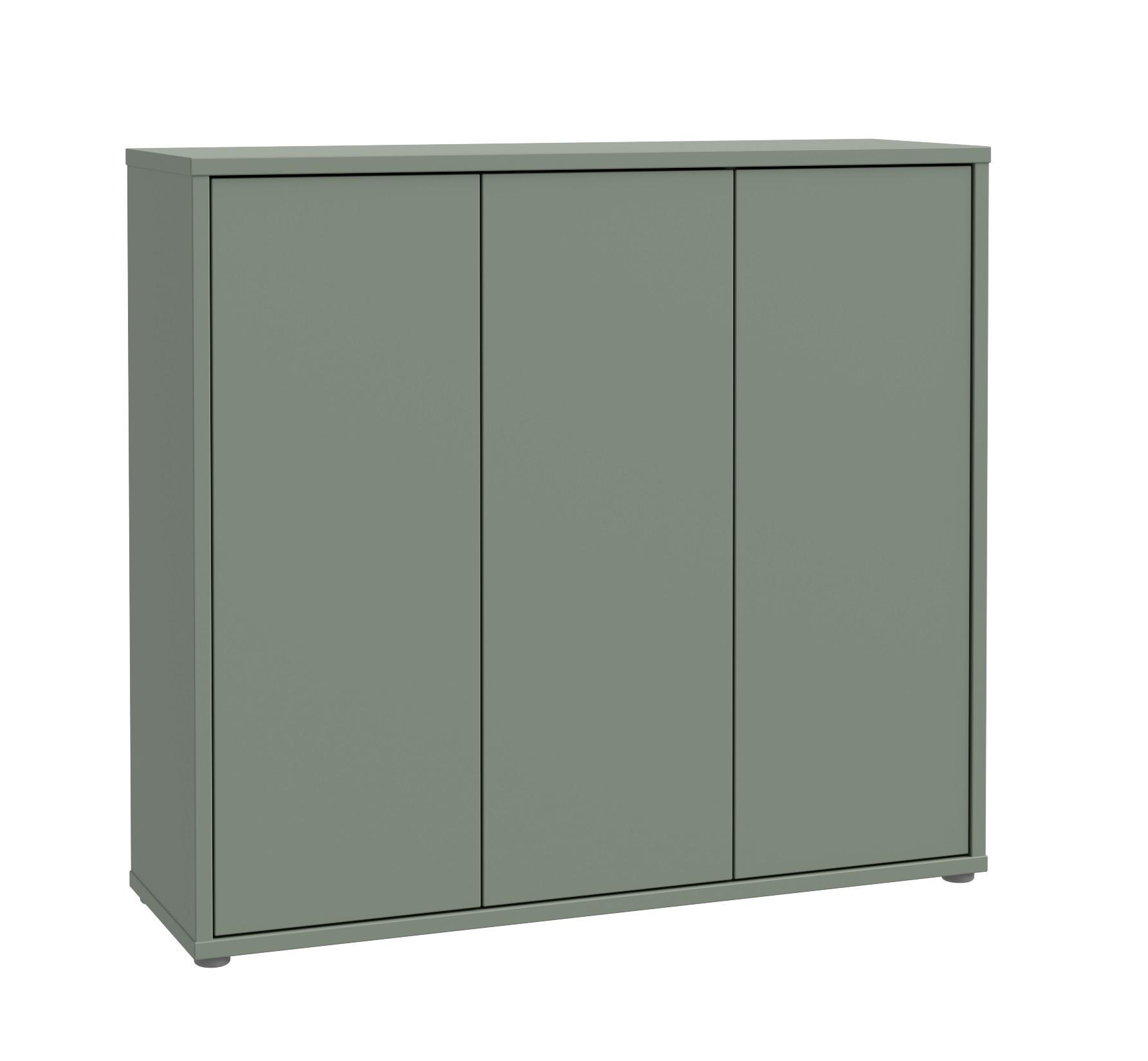 SZAFKA NA BUTY ALICE SPRINGS - szałwiowy/szary, Modern, materiał drewnopochodny/tworzywo sztuczne (109,2/99,1/34,9cm) - Xora