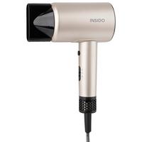 Haartrockner Foni 2 in Schwarz max. 2000 Watt - Beige/Schwarz, KONVENTIONELL, Kunststoff/Metall (22,3/9,7/26,6cm) - Insido