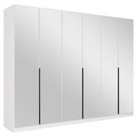 Ormar S Klasičnim Vratima Skyla - bijela/siva, Moderno, drvni materijal/metal (271/210/54cm) - Modern Living