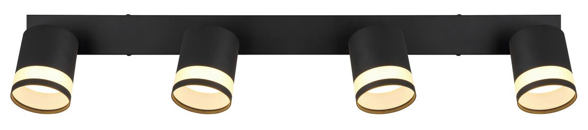 Reflektor Lucero - bijela/crna, Design, metal/plastika (80/8,2/18,5cm) - Globo