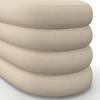 BÄNK LORENA - beige, Modern, trä/textil (110/47/45cm) - Bessagi Home