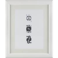 Bilderrahmen Provence ca. 40x50cm - Weiß, ROMANTIK / LANDHAUS, Holz/Kunststoff (40/50cm) - Modern Living