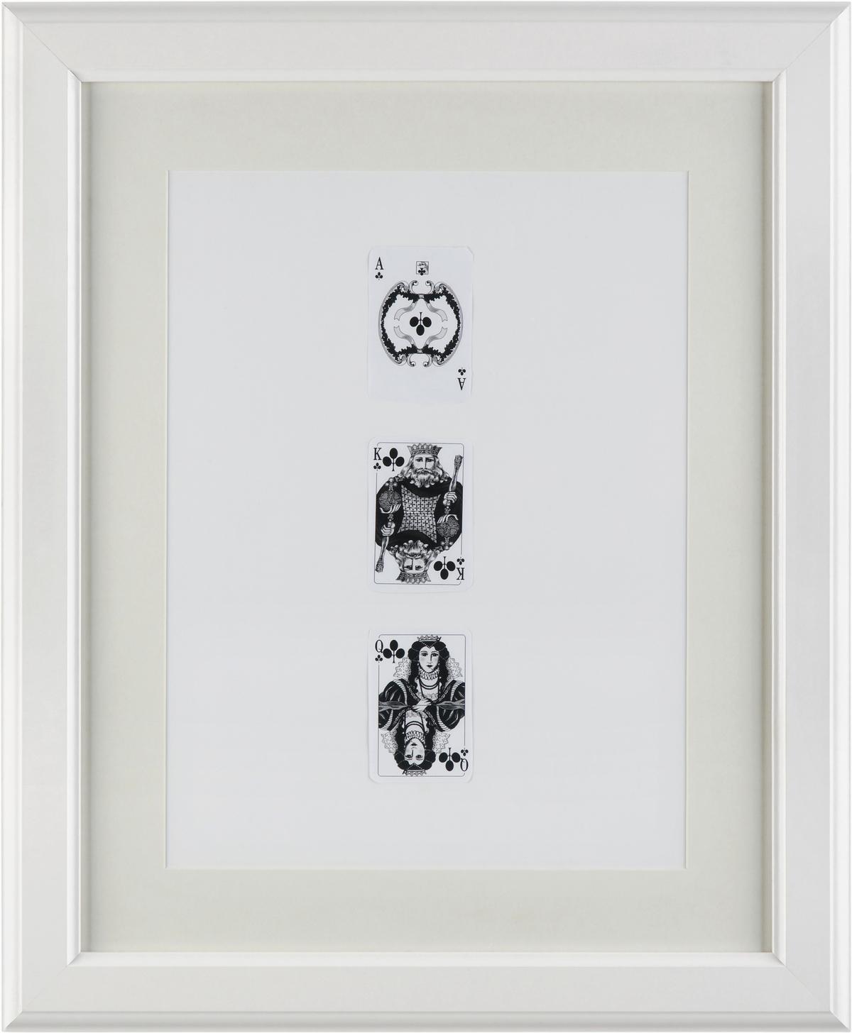 Bilderrahmen Provence ca. 40x50cm - Weiß, ROMANTIK / LANDHAUS, Holz/Kunststoff (40/50cm) - Modern Living