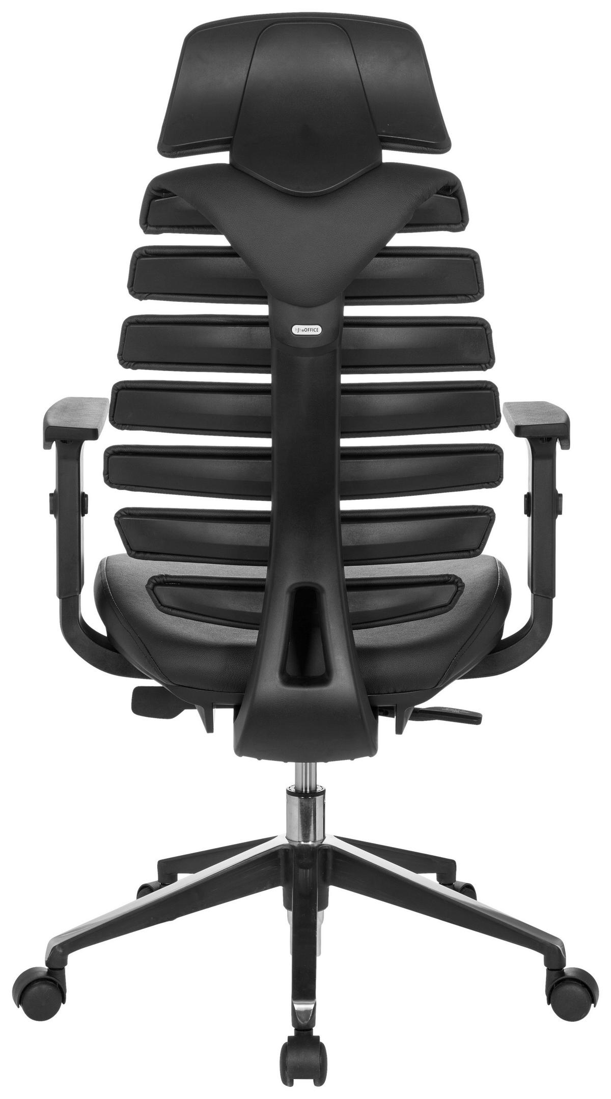 Pisarniški Stol Ergo Line Ii Pro, Črna - črna/barve aluminija, Moderno, kovina/umetna masa (65/131/53cm) - MID.YOU